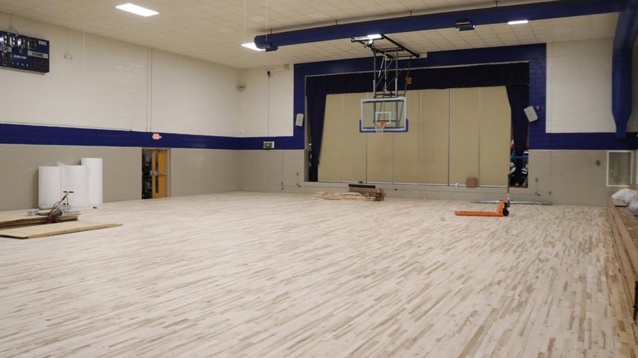 Webb Street School Gym Flooring